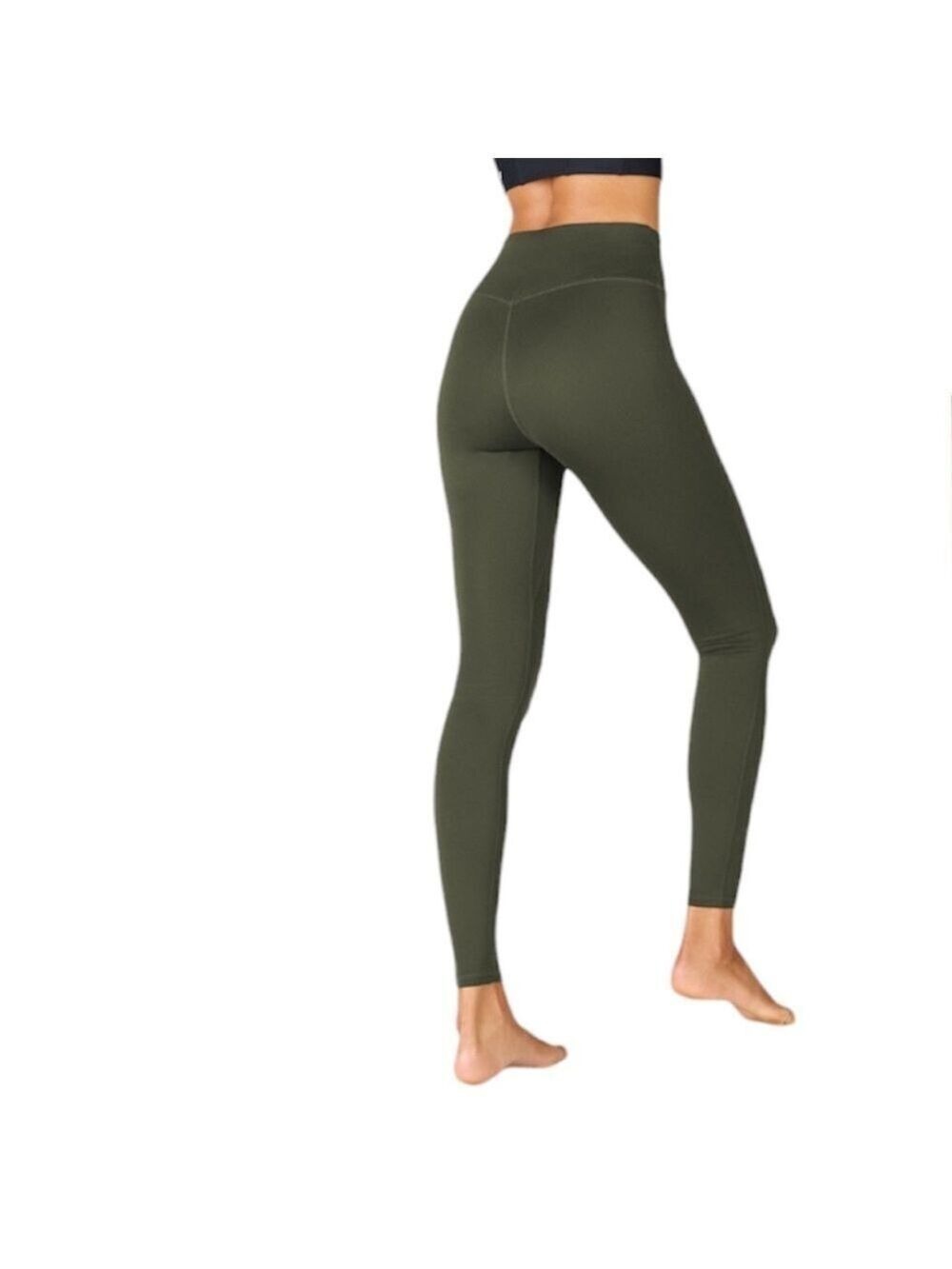 Fabletics Motion 365 army green high rise leggings S